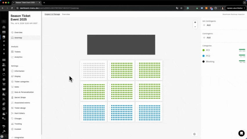Manage Seats_Shortterm Blocking